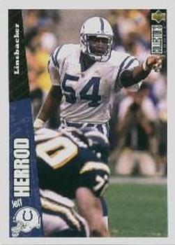 Jeff Herrod Indianapolis Colts 1996 Upper Deck Collector's Choice NFL #348